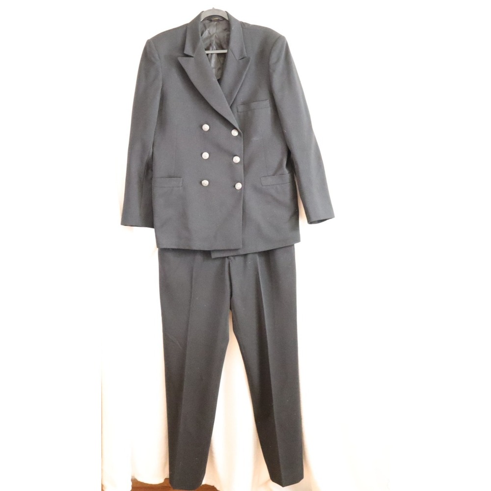 Vintage Patriot Weintraub Bros US NAVY Military Suit Navy Blue Men's 42R
